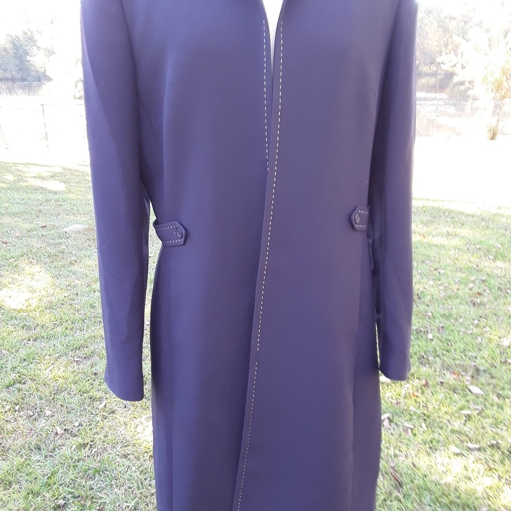 Great Tahari navy duster blazer!